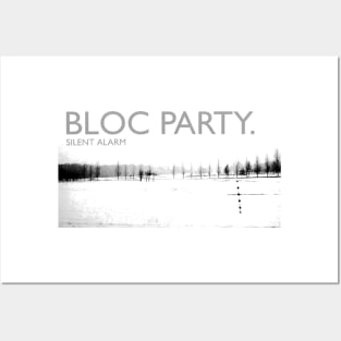 Bloc Party - Silent Alarm - White Deconstructed Posters and Art